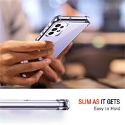 Anti Shock Hülle für Samsung Galaxy A52 4G/5G Schutzhülle mit verstärkten Ecken Transparent Case