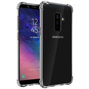 Anti Shock Hülle für Samsung Galaxy A6 Plus Schutzhülle mit verstärkten Ecken Transparent Case