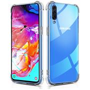 Anti Shock Hülle für Samsung Galaxy A70 / A70s Schutzhülle mit verstärkten Ecken Transparent Case