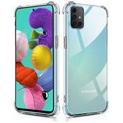 Anti Shock Hülle für Samsung Galaxy A71 Schutzhülle mit verstärkten Ecken Transparent Case