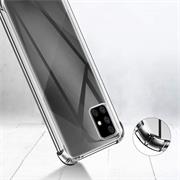 Anti Shock Hülle für Samsung Galaxy A71 Schutzhülle mit verstärkten Ecken Transparent Case