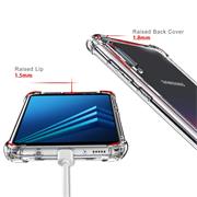 Anti Shock Hülle für Samsung Galaxy A8 Schutzhülle mit verstärkten Ecken Transparent Case