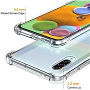 Anti Shock Hülle für Samsung Galaxy A90 5G Schutzhülle mit verstärkten Ecken Transparent Case