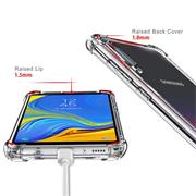 Anti Shock Hülle für Samsung Galaxy A9 2018 Schutzhülle mit verstärkten Ecken Transparent Case
