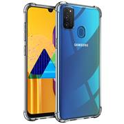 Anti Shock Hülle für Samsung Galaxy M31 Schutzhülle mit verstärkten Ecken Transparent Case