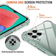 Anti Shock Hülle für Samsung Galaxy M33 5G Schutzhülle mit verstärkten Ecken Transparent Case