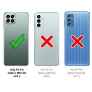 Anti Shock Hülle für Samsung Galaxy M33 5G Schutzhülle mit verstärkten Ecken Transparent Case