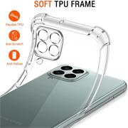 Anti Shock Hülle für Samsung Galaxy M33 5G Schutzhülle mit verstärkten Ecken Transparent Case