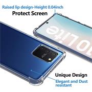 Anti Shock Hülle für Samsung Galaxy S10 Lite Schutzhülle mit verstärkten Ecken Transparent Case