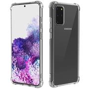 Anti Shock Hülle für Samsung Galaxy S20 Plus Schutzhülle mit verstärkten Ecken Transparent Case