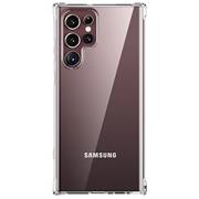 Anti Shock Hülle für Samsung Galaxy S22 Ultra Schutzhülle mit verstärkten Ecken Transparent Case