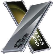 Anti Shock Hülle für Samsung Galaxy S23 Ultra Schutzhülle mit verstärkten Ecken Transparent Case