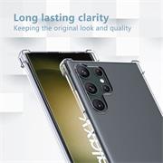 Anti Shock Hülle für Samsung Galaxy S23 Ultra Schutzhülle mit verstärkten Ecken Transparent Case