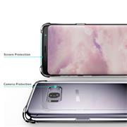 Anti Shock Hülle für Samsung Galaxy S8 Schutzhülle mit verstärkten Ecken Transparent Case