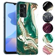 Handy Case für OPPO A16 / A16s Hülle Motiv Marmor Schutzhülle Slim Cover