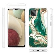 Handy Case für Samsung Galaxy A22 4G / M22 Hülle Motiv Marmor Schutzhülle Slim Cover