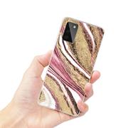 Handy Case für Samsung Galaxy A03s Hülle Motiv Marmor Schutzhülle Slim Cover