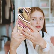 Handy Case für Samsung Galaxy A12 / M12 Hülle Motiv Marmor Schutzhülle Slim Cover
