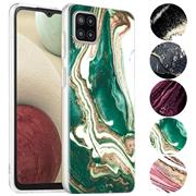 Handy Case für Samsung Galaxy A22 5G Hülle Motiv Marmor Schutzhülle Slim Cover
