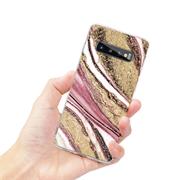 Handy Case für Samsung Galaxy S10 Hülle Motiv Marmor Schutzhülle Slim Cover
