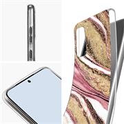 Handy Case für Samsung Galaxy S20 FE Hülle Motiv Marmor Schutzhülle Slim Cover
