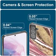 Handy Case für Samsung Galaxy S22 Hülle Motiv Marmor Schutzhülle Slim Cover