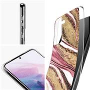 Handy Case für Samsung Galaxy S22 Plus Hülle Motiv Marmor Schutzhülle Slim Cover