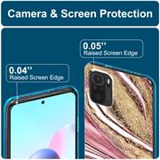 Handy Case für Xiaomi Redmi 10 2022 Hülle Motiv Marmor Schutzhülle Slim Cover