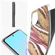 Handy Case für Xiaomi Redmi 10 2022 Hülle Motiv Marmor Schutzhülle Slim Cover