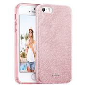 Handy Case für Apple iPhone 5 / 5S / SE Hülle Glitzer Cover TPU Schutzhülle