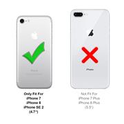 Handy Case für Apple iPhone 7 / 8 / SE 2 Hülle Glitzer Cover TPU Schutzhülle