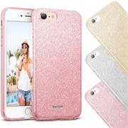 Handy Case für Apple iPhone 7 / 8 / SE 2 Hülle Glitzer Cover TPU Schutzhülle