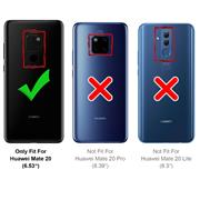 Handy Case für Huawei Mate 20 Hülle Glitzer Cover TPU Schutzhülle