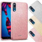 Handy Case für Huawei P20 Hülle Glitzer Cover TPU Schutzhülle