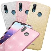 Handy Case für Huawei P Smart 2019 Hülle Glitzer Cover TPU Schutzhülle