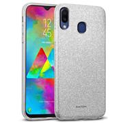 Handy Case für Samsung Galaxy M20 Hülle Glitzer Cover TPU Schutzhülle