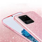 Handy Case für Samsung Galaxy S20 Ultra Hülle Glitzer Cover TPU Schutzhülle