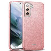 Handy Case für Samsung Galaxy S21 FE Hülle Glitzer Cover TPU Schutzhülle