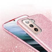Handy Case für Samsung Galaxy S21 FE Hülle Glitzer Cover TPU Schutzhülle