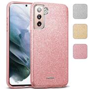 Handy Case für Samsung Galaxy S21 FE Hülle Glitzer Cover TPU Schutzhülle