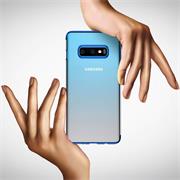 TPU Hülle für Samsung Galaxy S6 Case Silikon Cover Transparent mit Farbrand Handyhülle