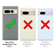 Schutzhülle für Google Pixel 7 Pro Hülle Transparent Slim Cover Clear Case