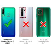 Schutzhülle für Huawei P40 Lite E Hülle Transparent Slim Cover Clear Case