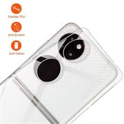 Schutzhülle für Huawei P50 Pocket Hülle Transparent Slim Cover Clear Case