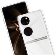 Schutzhülle für Huawei P50 Pocket Hülle Transparent Slim Cover Clear Case