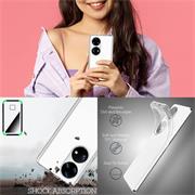 Schutzhülle für Huawei P50 Pro Hülle Transparent Slim Cover Clear Case