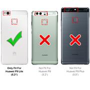 Schutzhülle für Huawei P9 Lite Hülle Transparent Slim Cover Clear Case