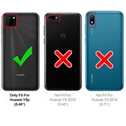 Schutzhülle für Huawei Y5p Hülle Transparent Slim Cover Clear Case