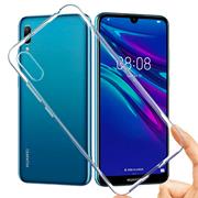 Schutzhülle für Huawei Y6 2019 Hülle Transparent Slim Cover Clear Case