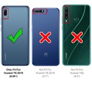 Schutzhülle für Huawei Y6 2019 Hülle Transparent Slim Cover Clear Case